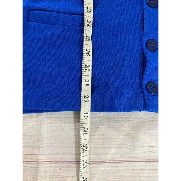 DVCA Dunbar Vocational Career Academy Blue Button Front Cardigan Mens - XL - Picture 8 of 14